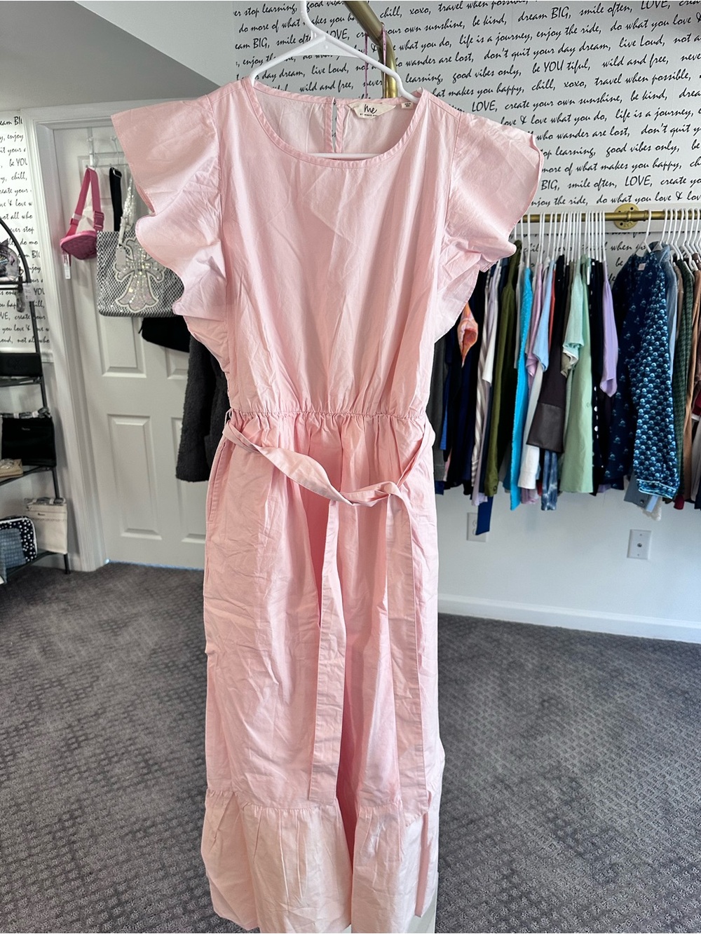 Me by Jennie Garth Rea Palmetto 100% Cotton Dress 
Charleston Rose,X-Small